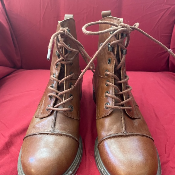 Ten Points leather lace up boots size 7.5 or euro 38 - Picture 3 of 5